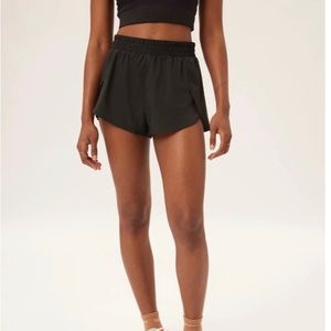 Girlfriend Collection Black Trail Shorts
